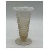 Anchor Hocking Moonstone Hobnail Vase