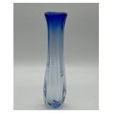 Swedish Icy-Blue Art Glass Vase