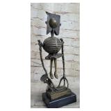 Picasso Signed Bronze Sculpture Marble Base