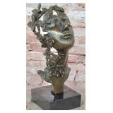 Signed Salvador Dali Abstract Bronze Sculpture