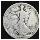 1917 Walking Liberty Silver Half Dollar Coin