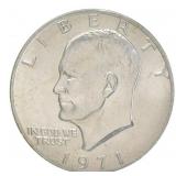 1971-S Eisenhower Dollar 40% SILVER - BU Unc MS
