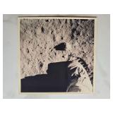 NASA Apollo 11 Photo  Buzz Aldrin Moon Bootprint