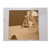 NASA Apollo Lunar Module Moon Landing Photograph