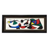 Joan Miro Lithograph in Colors Print