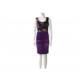 Authentic Dolce & Gabbana Silk Knee-Length Dress