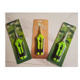 Lot of 3 New Precision Garden Pruning Shears L3