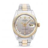 Rolex Oyster Perpetual 14k Gold & Stainless Watch