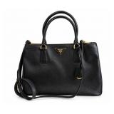 Authentic PRADA Saffiano Lux Black Leather Bag