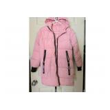 Girls Pink Puffer Winter Warm Jacket with Hood