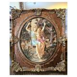 Vintage Louis XV Style After Cot 3d Painting Art