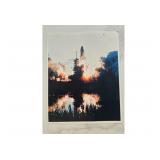 Vintage NASA Blue Stamp Photo Space Discovery 51-G