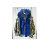 Kids Camouflage Parka with Fox & Fur
