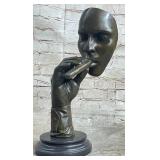 Salvador Dali Signed Brinze Statue Sculpture