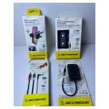 4PC SCOSCHE AUDIO CAR LOT