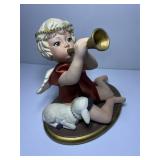 Angel figure in base