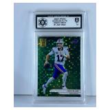 #1 Josh Allen ELITE RARE GREEN REFRACTOR  Graded 8