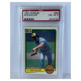 1983 Donruss Baseball Card #582 Bob McClure PSA 8