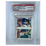 PSA 6 - 1987 Topps Johnson (#266) Andersen (#117)