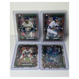 4PC TOPPS HOLIDAY CARD LOT