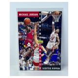 1992-93 UD Scoring Threats Jordan/Pippen #62