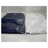 2PC MENS DRESS SHIRTS LONG SLEVED (M)
