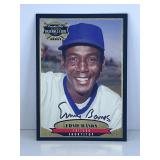 Ernie Banks Signed 1996 Canadian Club Autographed
