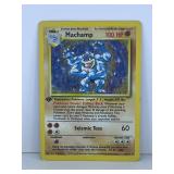 1st Edition Holographic Machamp Pokï¿½mon Card 8/102