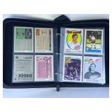 40PC VINTAGE HOCKEY CARDS & BINDER