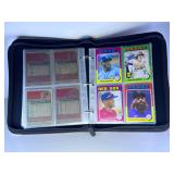 44PC TOPPS BASEBALL CARDS & BINDER