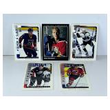 5PC 1990s PINNACLE HOCKEY CARDS