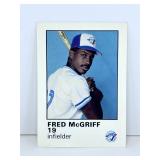 FRED McGRIFF 1987 Multi Sponsored Rookie #19