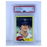 1981 Topps #18 Glenn Adams PSA 7 NM