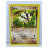 1999 Mankey #55 1st Edition Pokï¿½mon Jungle