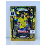 Neymar Jr. #15 Gold Cracked Ice refractor