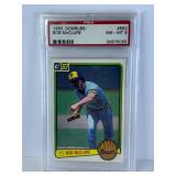 1983 Donruss Baseball Card #582 Bob McClure PSA 8