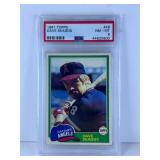1981 TOPPS DAVE SKAGGS #48 ANGELS PSA 8
