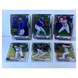 6PC TOPPS CHROME ROOKIE CARD LOT