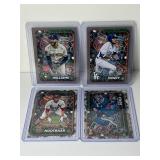 4PC TOPPS HOLIDAY CARD LOT