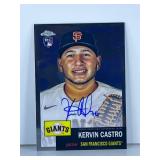 2022 Topps Platinum Kervin Castro Rookie Autograph