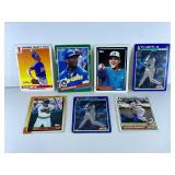 7PC 1990s BASEBALL CARDS