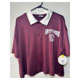 Harry Potter Gryffindor polo crop top (L)