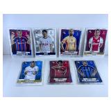 7PC UEFA CHAMPIONS LEAGUE SUPERSTAR CARDS LOT