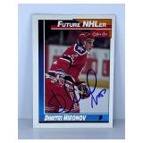 Dmitri Mironov Autographed 1991-92 O-Pee-Chee