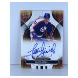 Scott Arniel Autographed Engrained Icons UD