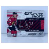 Adam Boqvist /99 'Rookie Signature Shots Red'
