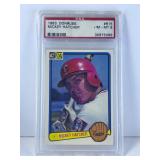 1983 Donruss #615 Mickey Hatcher PSA 8