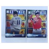 2PC Bowman Platinum Meteoric Meyer / Dalbec Rc