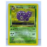 1999 Pokemon Fossil 1st Edition #45 Weezing