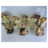 11PC ANGEL FIGURINE LOT